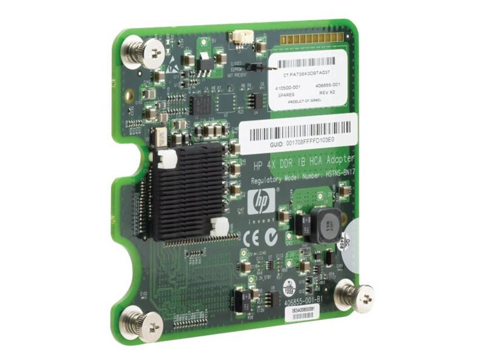 Контроллер HP 4X DDR IB Dual Port Mezz HCA Adapter 448262-b21