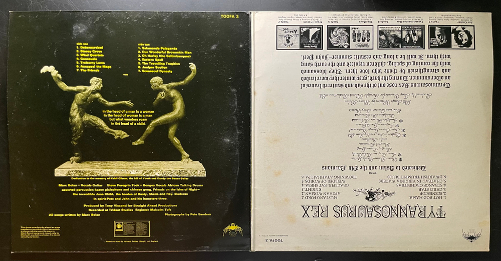 Tyrannosaurus Rex ‎– Prophets, Seers & Sages, The Angels Of The Ages / My People Were Fair And Had Sky In Their Hair... But Now They're Content To Wear Stars On Their Brows 2LP (Англия)