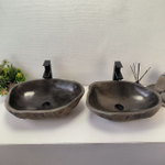 Раковина из речного камня RS63833 54*39*16 2шт 0127