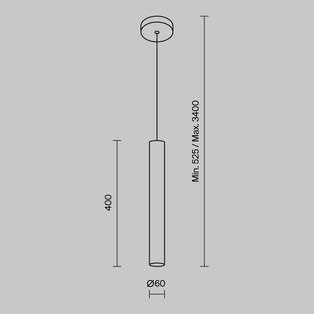 Подвесной светильник Maytoni MOD161PL-01CM1