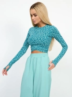 Женский костюм с брюками палаццо