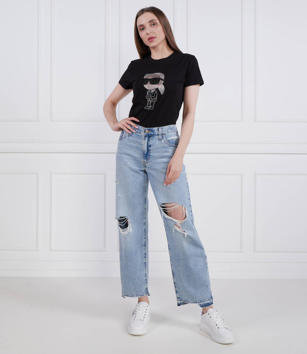 Футболка ikonik 2.0 Karl Lagerfeld - черный(230W1770)