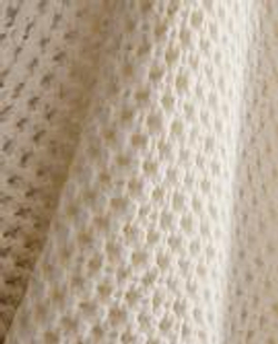 ZARA HOME ВАФЕЛЬНОЕ КУХОННОЕ ПОЛОТЕНЦЕ, ЖЕЛТОВАТО-БЕЛЫЙ