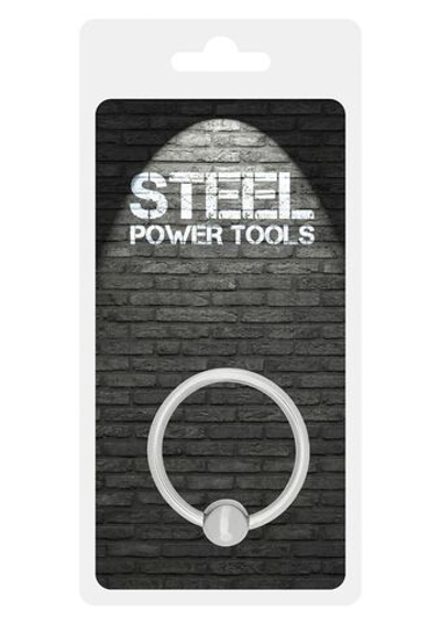 Металлическое кольцо Acorn Ring 28mm (Цвет: серебристый)