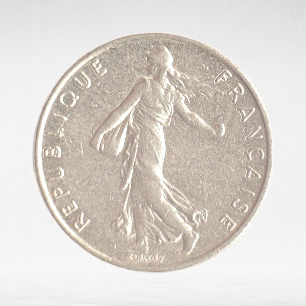 France, ½ Franc 1993 - Signature "O. Roty", VF