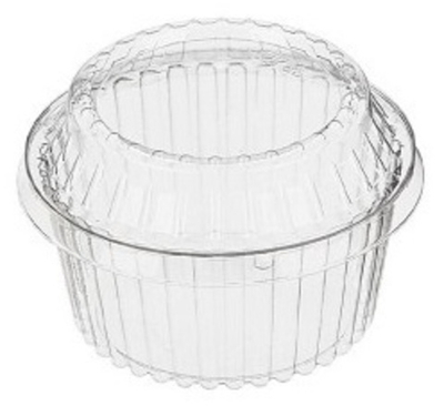 Контейнер (креманка) М-195 круглый прозрачный 230 мл. (1300шт) Комус