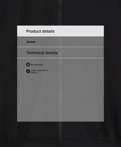 Oysho Куртка с застежкой на молнию, черный