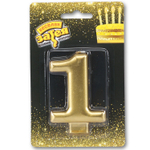 Свеча цифра 1