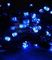 Светодиодная гирлянда Sealed 10 м., 220В., 100 синих LED ламп, черный каучук, Laitcom (LL100-1-2B)
