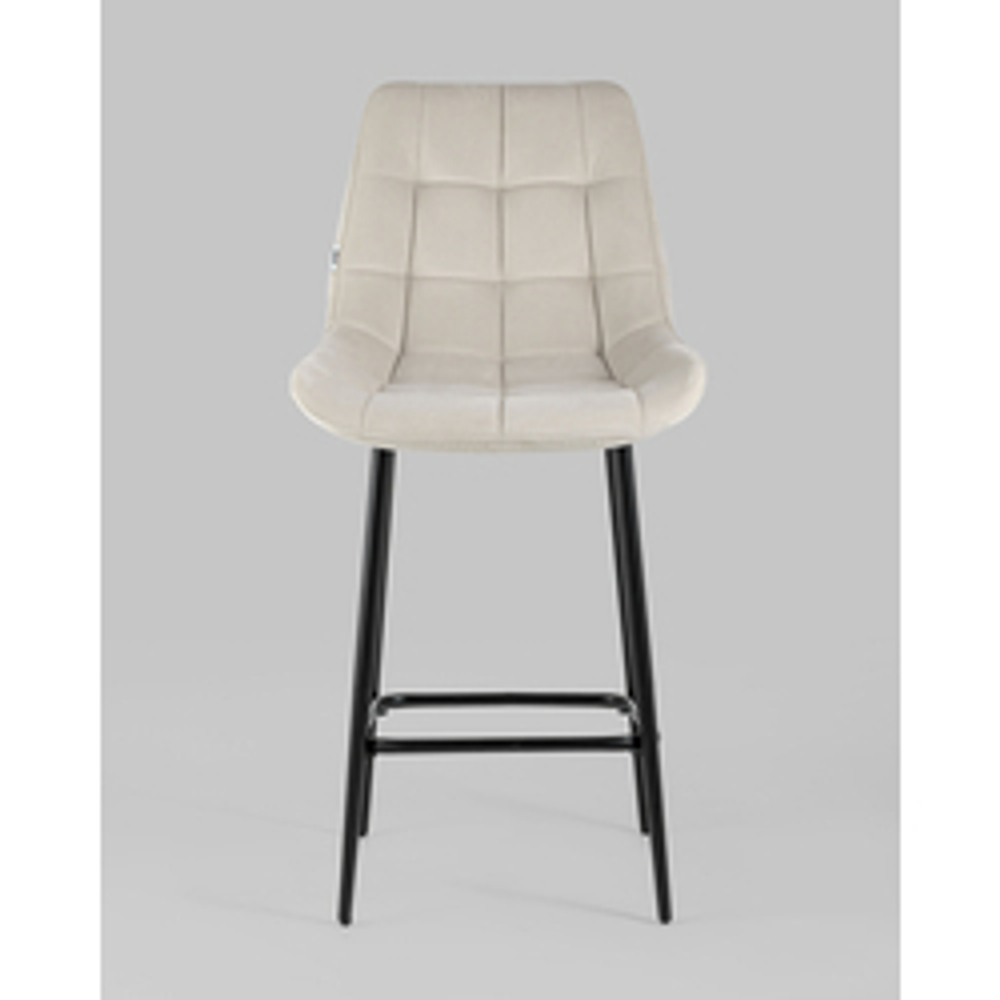 Стул полубарный Флекс велюр бежевый 2 шт.