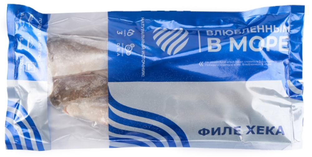 Филе хека н/шк 600гр DP "Влюбленным в море"