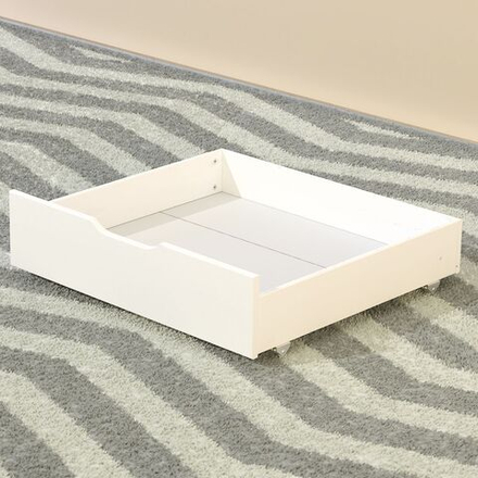 Комплект ящиков под кровать Фиона массив сосны цвет белый