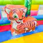 Коммерческий надувной батут «Тигриная страна», 9*5*5 м.