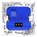 Светорегулятор встраиваемый VOLTUM S70 поворотно-нажимной 600 Вт, (белый матовый)