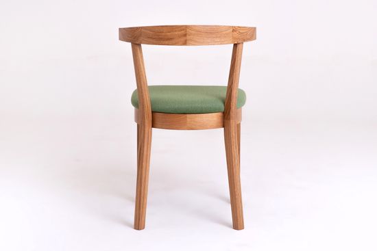 Стул Бари (дуб тон Светлый дуб, ткань  002 - Galaxy Green)