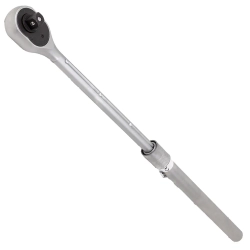 Трещотка реверсивная телескопическая с рукояткой под усилитель 3/4''(24зуб., L 500-750мм) RockForce##Rock FORCE RF-8026760W