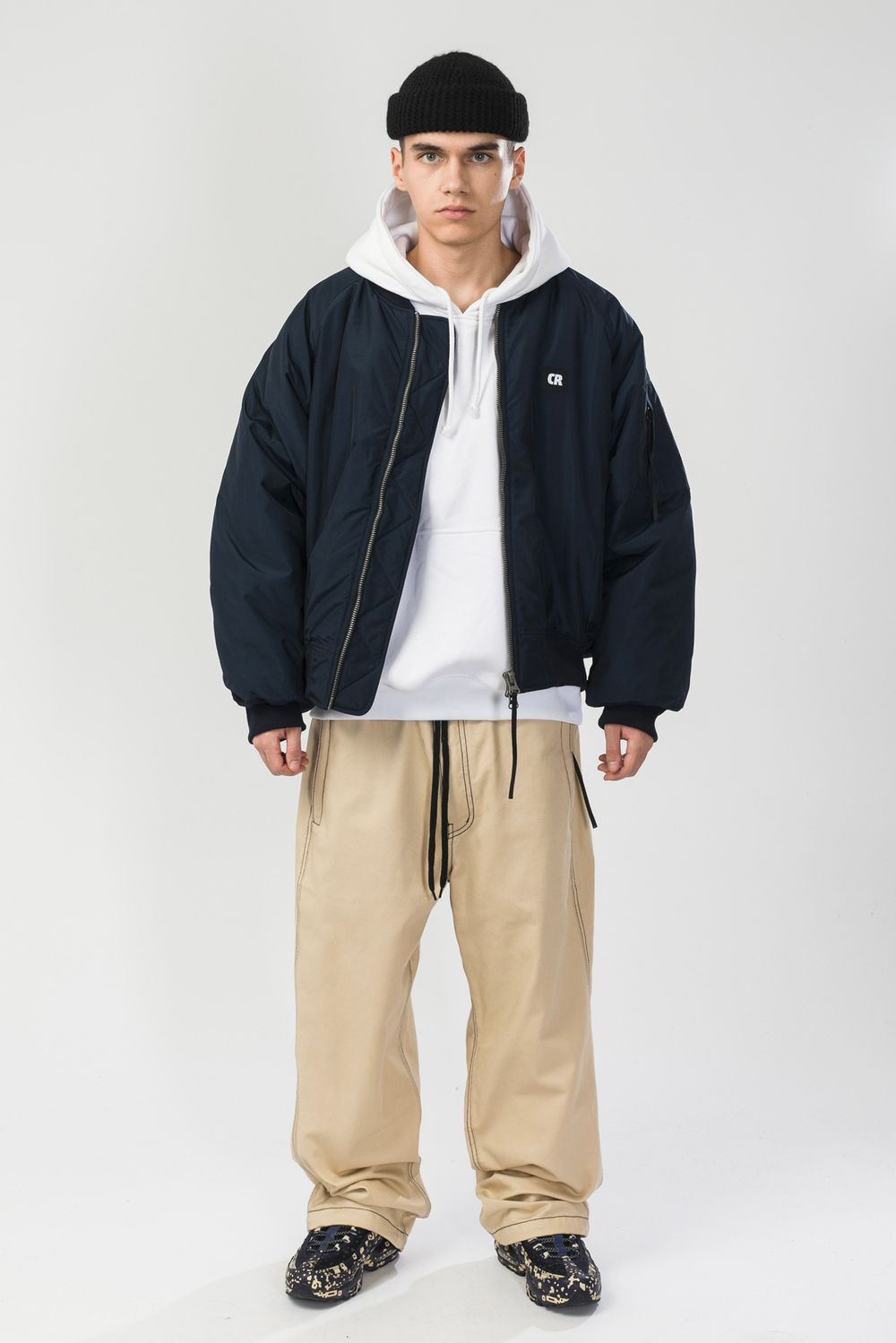 Бомбер CODERED Зимний Bomber Wide Navy