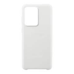 Силиконовый чехол Silicone Cover для Samsung Galaxy Note 20 Ultra (Белый)