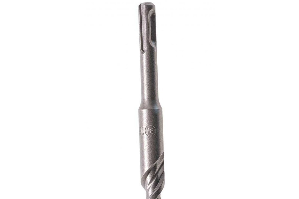 Бур по бетону, двойная спираль, Cobalt W-tip, 16x210 мм, SDS PLUS, серый