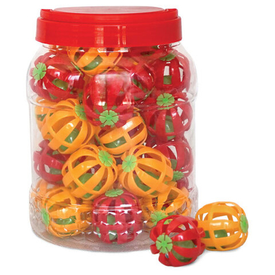 Игрушка для кошек "Эллипс-погремушка", d40мм (банка 32шт.), Triol