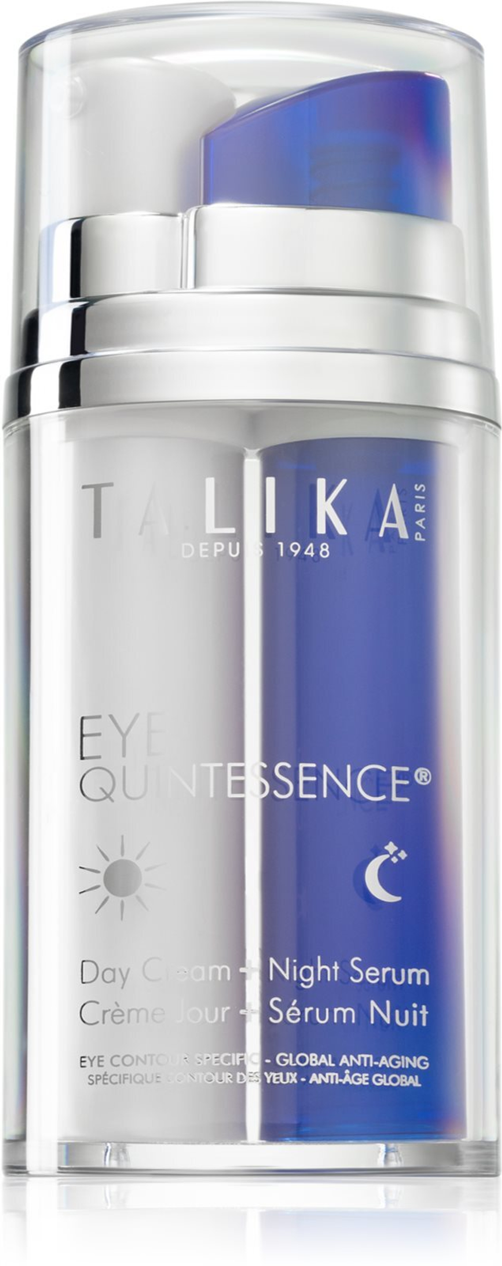 Talika Eye Quintessence - омолаживающий крем для глаз на день и ночь /   2x10  ml  / GTIN 3139438550416