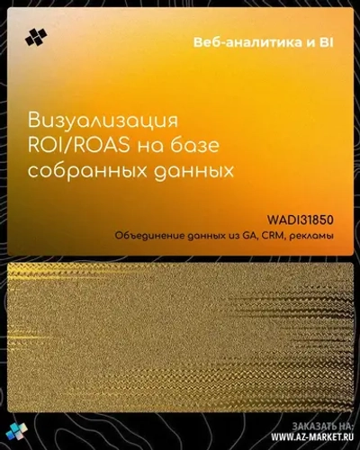 Визуализация ROI/ROAS на базе собранных данных