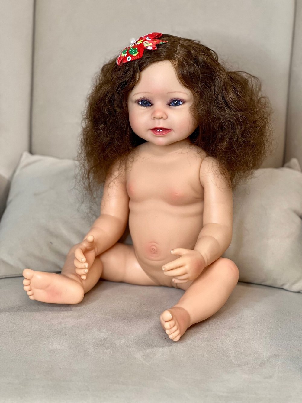 Кукла Реборн виниловая 55см в пакете (FA-306A)