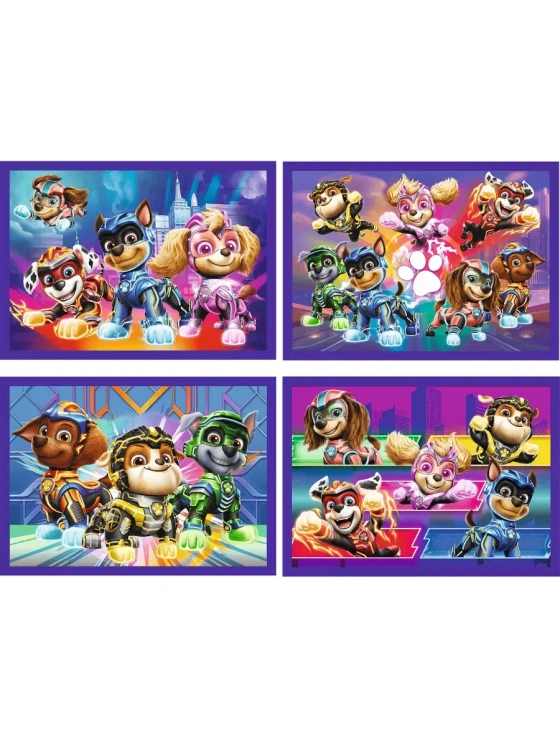 Пазлы для детей 3 4 5 лет 4 в 1 Щенячий патруль