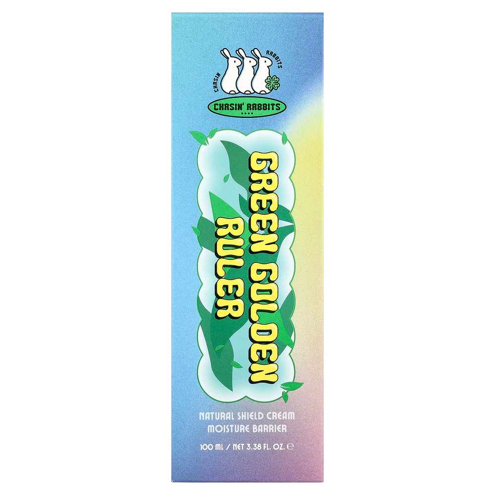Chasin' Rabbits, Green Golden Ruler, натуральный защитный крем, 100 мл (3,38 жидк. Унции)