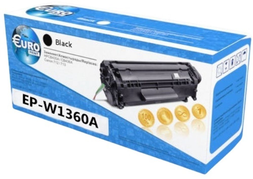 Картриджи Europrint W1360A черный