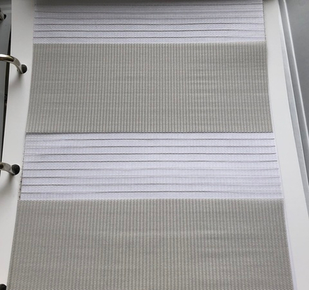 Рулонная штора День-Ночь Стандарт, ткань Bahama I DN-4010-21 серый