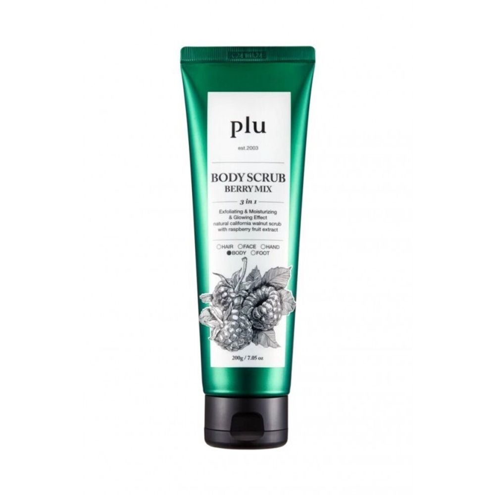 PLU  Скраб для тела с экстрактами ягод-  Body Scrub Berry Mix, 200г