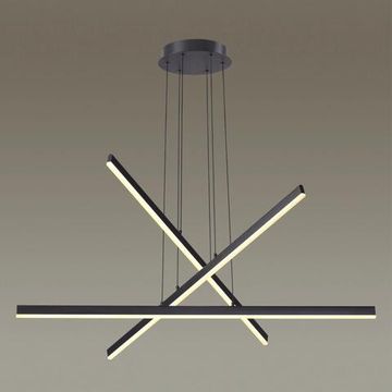 3890/48L L-VISION ODL20 329 черный/металл Подвесной светильник LED 4000K 48W 220V RUDY