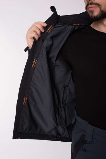 Костюм "REPTIL" кур+бр (SoftShell APEX, серо-чёрн)