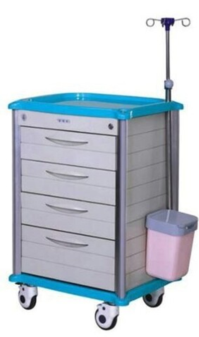 Столик-тележка медицинская инструментальная МЕДИЦИНОФФ F-20(a)