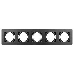 Рамка алюминиевая FRM-AKIRY-AL-5-BK (Arlight, -) 049735