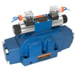 4WEH22E7X/6EG24N9K4 - Гидрораспределитель с электроуправлением Ду25 схема E (44), напряжение G24, каналы управления X и Y - внешние