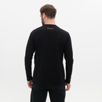 Лонгслив NO ONE LIVES FOREVER, черный