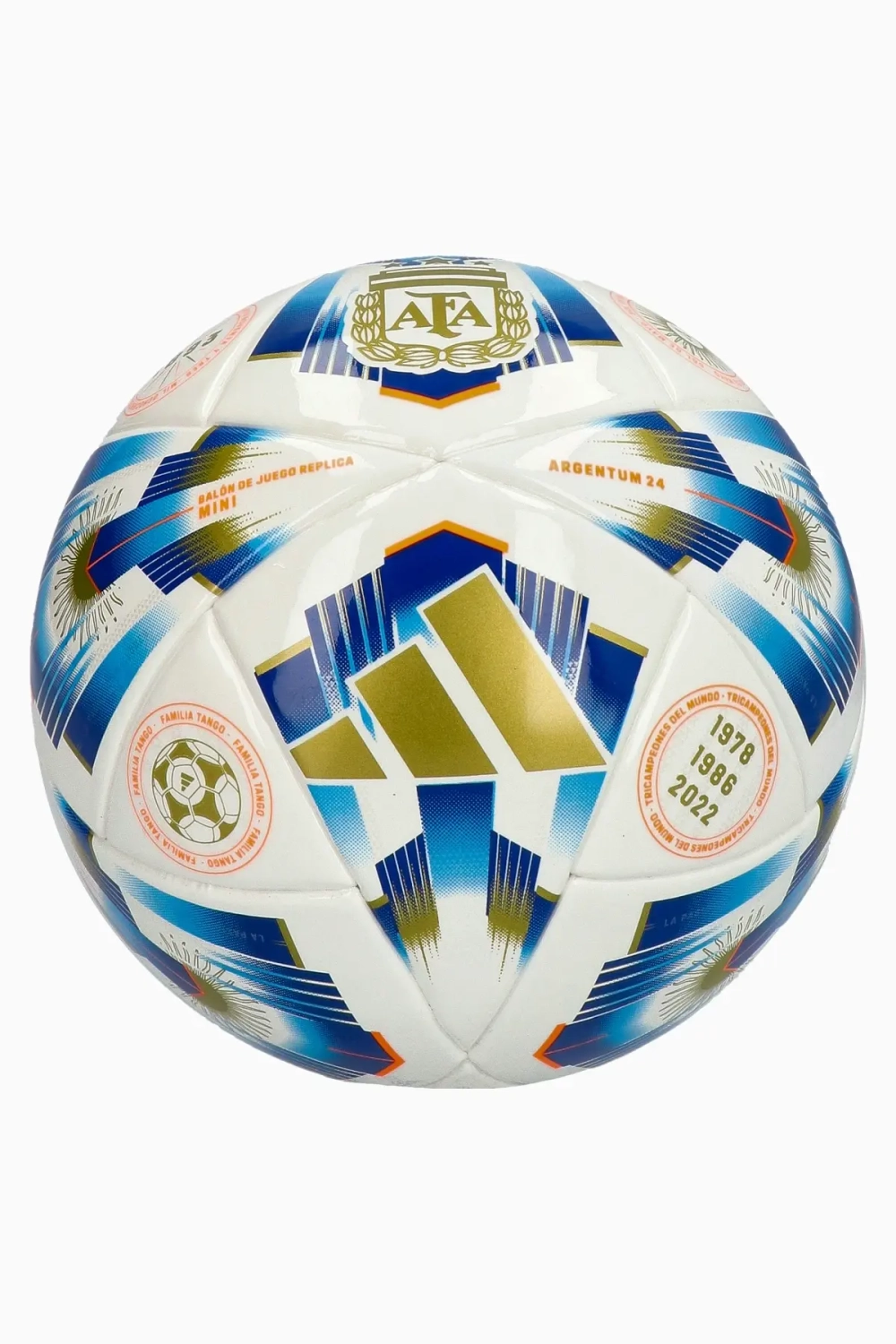 Футбольный мяч adidas Аргентина 2024 размер 1/Mini - белый