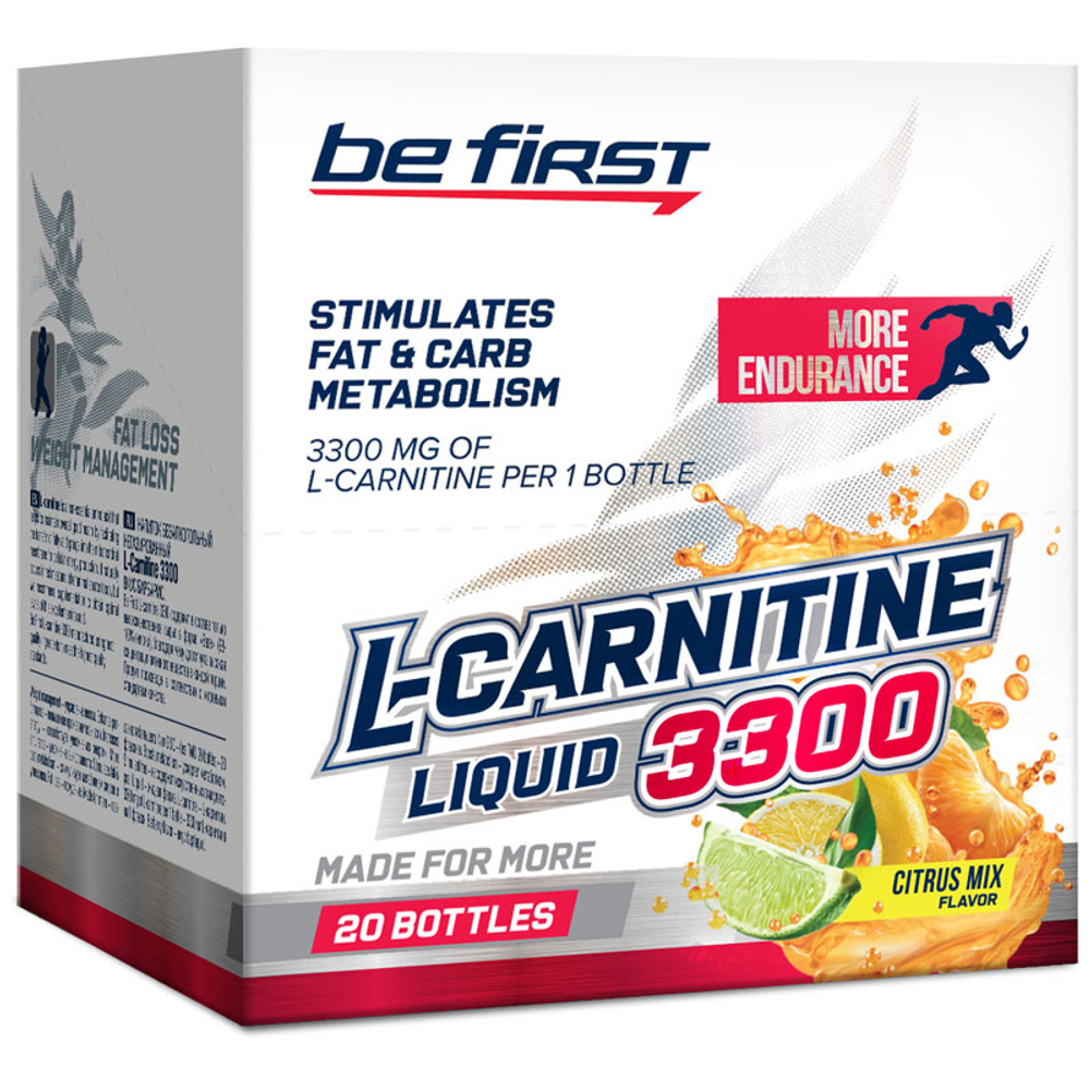 Be First L-Carnitine 3300 в амп. (25 мл.)