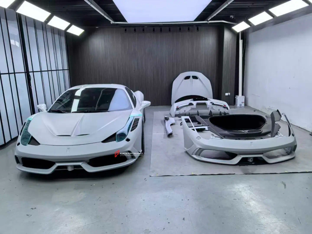 Карбоновый обвес переделка для Ferrari 458 Italia 2009-2015 в Speciale Феррари