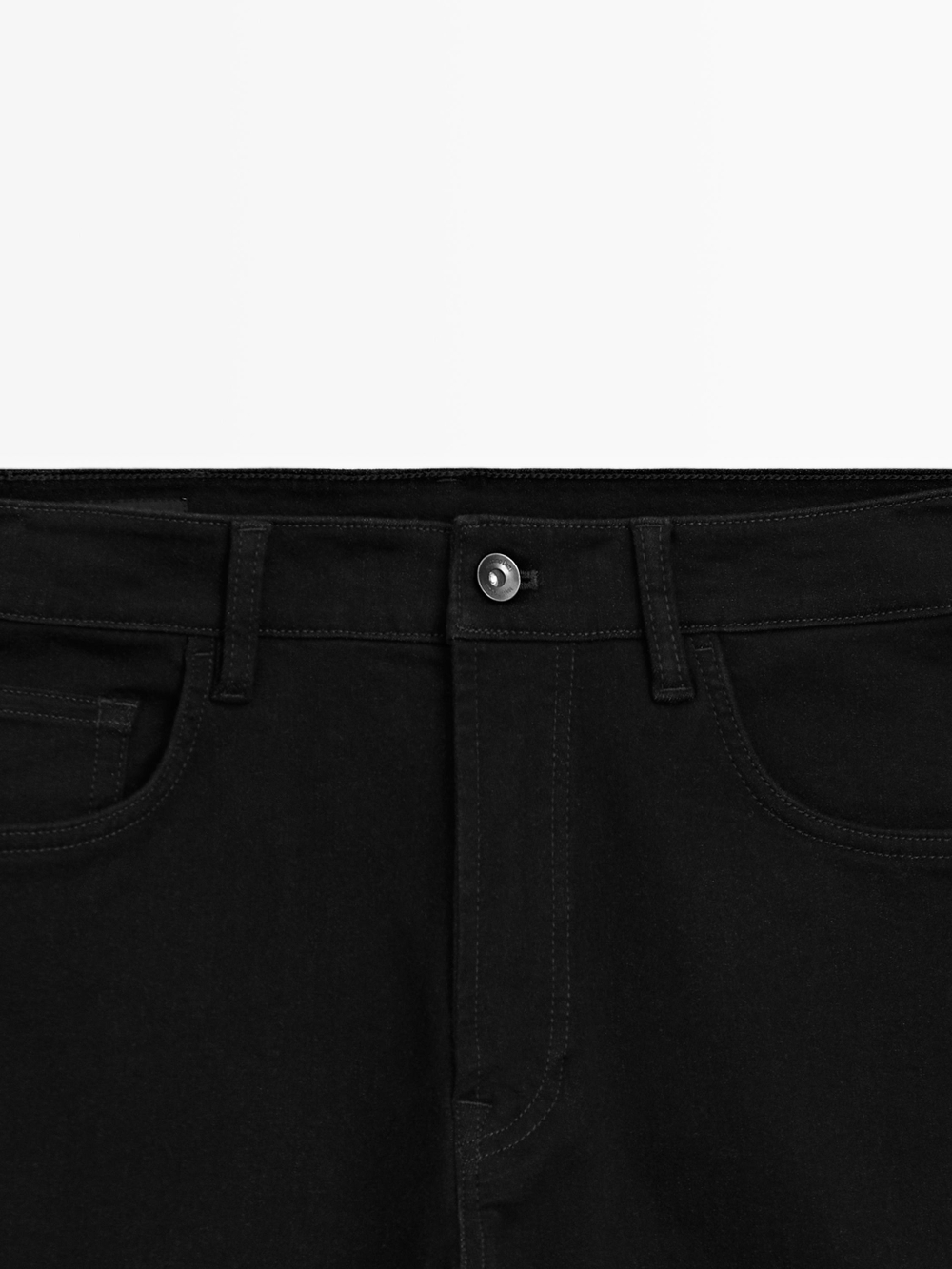 Massimo Dutti Зауженные джинсы, черный