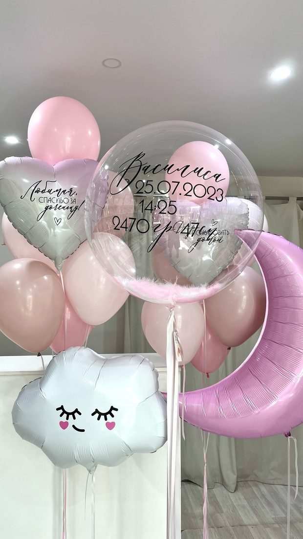 Шары на выписку №150