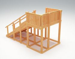 Зимняя горка TORUDA Север wood-3 (скат 3 м)