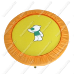 Каркасный батут «Мишка», диаметр 4,5 фт, оранжевый