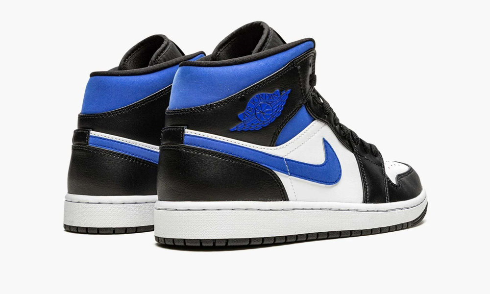 Air Jordan 1 Mid "White Black Royal"