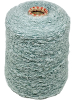 Пряжа на бобине (Италия) 25%Мохер 25% шерсть мериноса 48% п/а 2% пайетки 100г-400м 420г