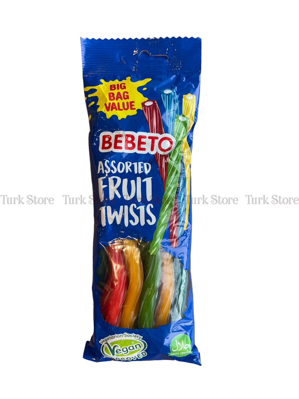 Жевательный мармелад Bebeto FRUIT TWISTS 200 гр