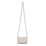 GUCCI Dionysus Canvas With Leather Chain Bag, Crossbody Bag, Shoulder Bag Extra Mini Women"s Beige/White