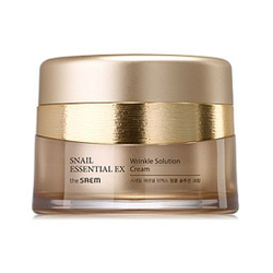 The Saem Snail Essential Ex Wrinkle Solution Cream крем с улиткой антивозрастной против морщин